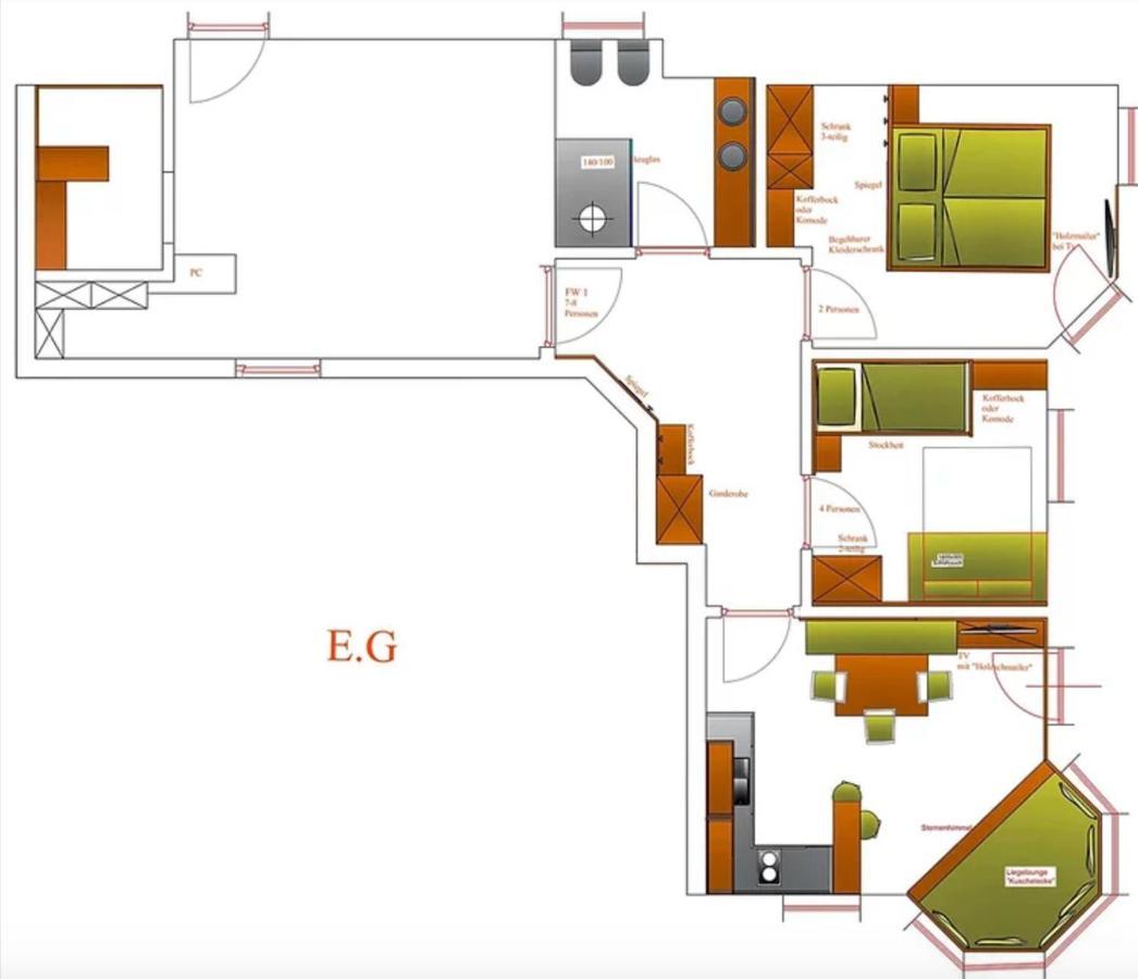 Haughof Apartement Blumenwiese Verano Exterior foto